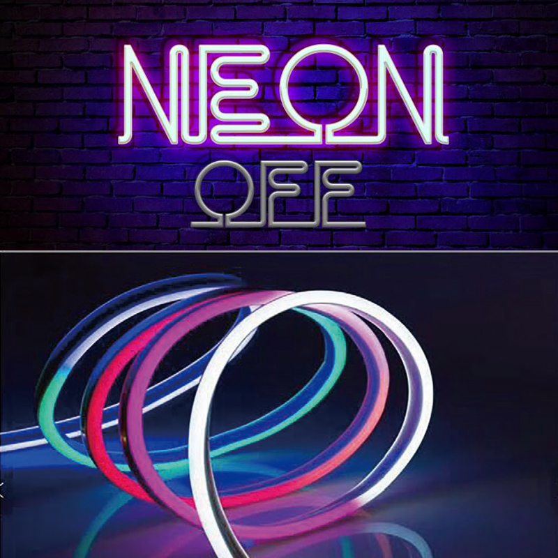 16.4ft/roll 10*23mm 270° Side Emitting Waterproof IP67 Silicone Flexible LED Neon Tube For 10mm LED Light Strips
